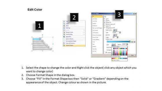 Ppt Alpahabet Chart With Textboxes Business Strategy PowerPoint Business Templates