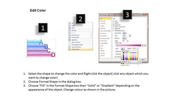 Ppt Alphabet Blocks Abcd With Textboxes Business Management PowerPoint Business Templates
