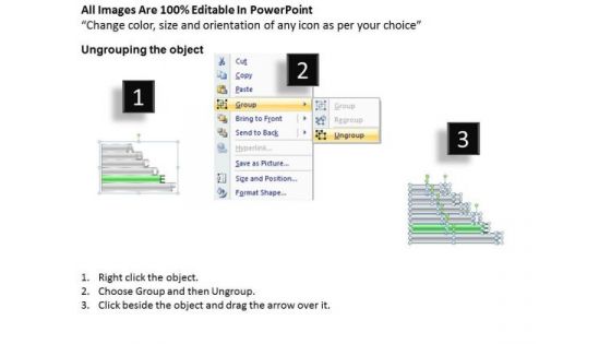 Ppt Alphabet Chart With Textboxes Operations Management PowerPoint Business Templates