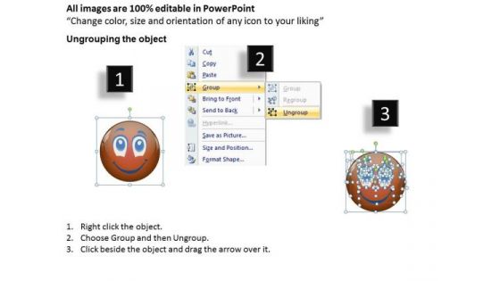 Ppt Animated Smiley Face Express Great Emotion Business PowerPoint Templates