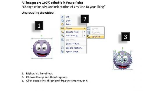 Ppt Animated Smiley Face Express Great Emotion Process PowerPoint Templates