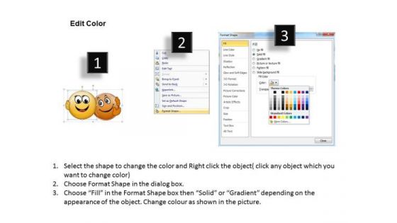 Ppt Animated Smiley Faces With Different Emotion Business PowerPoint Templates