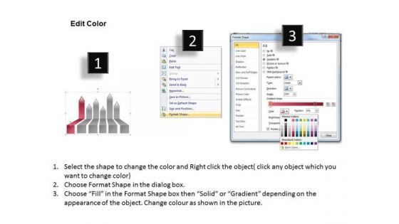 Ppt Arrow 6 Steps Of The Computational Process PowerPoint Slides