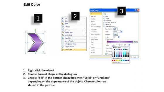 Ppt Arrow Description Of 2 Stages In Process PowerPoint Templates