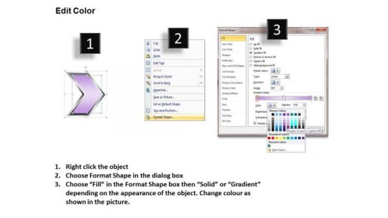 Ppt Arrow Description Of 2 State PowerPoint Project Diagram Method Templates