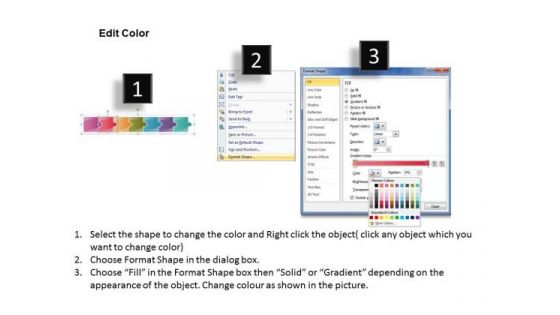 Ppt Arrow Forging Process PowerPoint Slides 7 Stage Templates