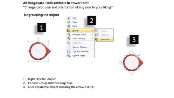 Ppt Arrow Illustration Of Operation Using 7 Phase Diagram PowerPoint Templates