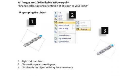 Ppt Background 12 Stages Linear 3d Arrows PowerPoint To Create Big Business Plan 13 Image