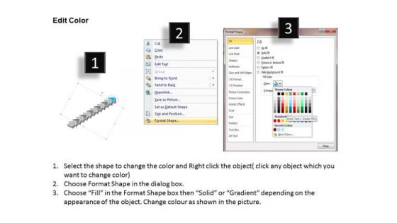 Ppt Background 12 Stages Linear 3d Arrows PowerPoint To Create Big Business Plan 13 Image
