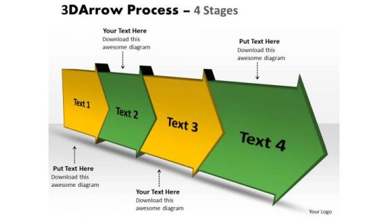 Ppt Background 3d 4 Power Point Stage Free Corporate Presentation Arrow Progression 1 Image