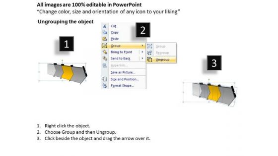 Ppt Background 3d 4 Power Point Stage View Download Arrow Progression Graphic