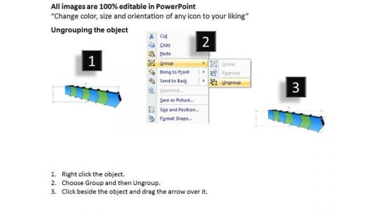 Ppt Background 3d PowerPoint Backgrounds Illustration Of Arrow Method 7 Stages 1 Image