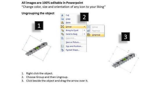 Ppt Background 9 Stages Linear Means Free Fishbone Diagram PowerPoint Template 6 Graphic