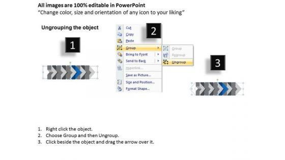 Ppt Background Beeline Flow Arrow Diagram Project Management PowerPoint 7 Design