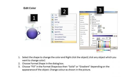 Ppt Background Circular Motion PowerPoint Flow Of 4 Stage Diagram Free 5 Graphic