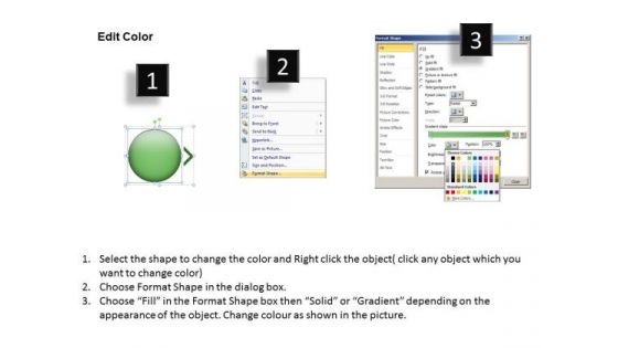 Ppt Background Evolution Of Three Stages Circular Arrows PowerPoint 2007 3 Graphic
