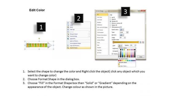 Ppt Background Linear Demonstration Of 8 PowerPoint Slide Numbers Procedure 1 Image