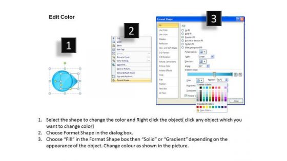 Ppt Blue Circular Arrow Business PowerPoint Presentation Process Flow Templates