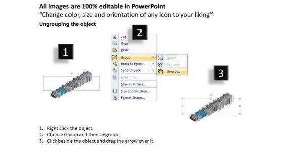 Ppt Blue PowerPoint Template Success Step Templates