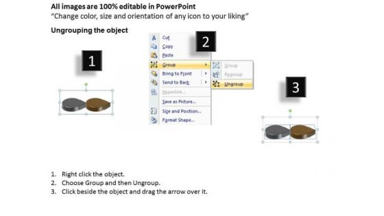 Ppt Brown Step To Success Using Circular Motion PowerPoint Arrow Templates
