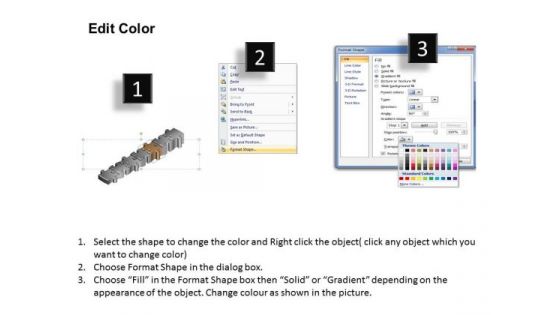 Ppt Brown Success Step PowerPoint Templates