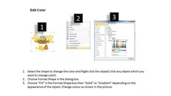 Ppt Business Smiley Face 4 PowerPoint Templates
