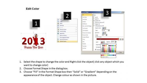 Ppt Cards And Dices Happy New Year Business Management PowerPoint Templates