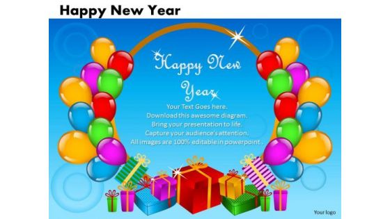 Ppt Cards And Dices Happy New Year Business Plan PowerPoint  Templates