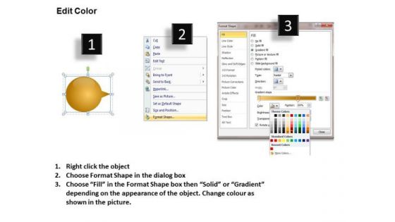 Ppt Circle Action Through Bubbles 4 PowerPoint Slide Numbers Templates