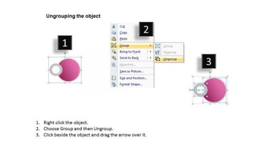 Ppt Circle Diamond Mining Process PowerPoint Presentation 3 State Diagram Templates
