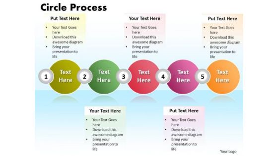 Ppt Circle Diamond Mining Process PowerPoint Presentation 5 Stages Templates