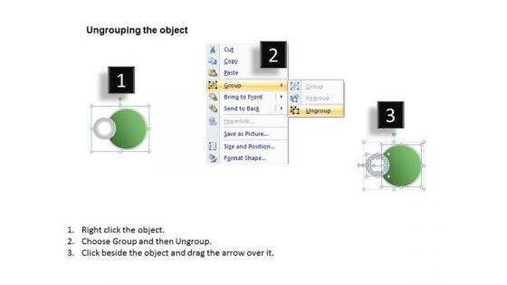 Ppt Circle Diamond Mining Process PowerPoint Presentation 5 Stages Templates