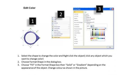 Ppt Circular Arrow Perception Of 2 Steps Involved Procedure PowerPoint Templates