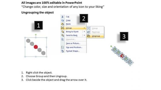 Ppt Circular Arrow Structure Of 5 Practice The PowerPoint Macro Steps Templates