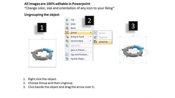 Ppt Circular Arrow Writing Process PowerPoint Presentation 5 Stages Templates