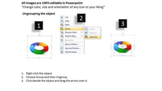 Ppt Circular Flow Five Scientific Method Steps PowerPoint Presentation Process Templates