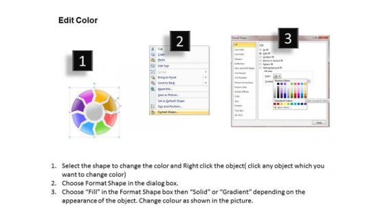 Ppt Circular Frame 8 State PowerPoint Project Diagram Templates