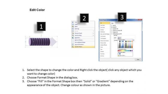 Ppt Circular Interpretation Of 9 Create PowerPoint Macro Involved Procedure Templates
