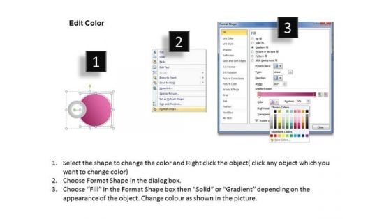 Ppt Circular Motion PowerPoint Abstraction Of Three Text Boxes Templates
