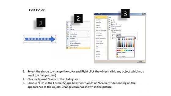 Ppt Circular Motion PowerPoint Process Time Line Chart Editable Templates