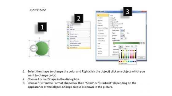 Ppt Circular Operation Of 5 Steps Involved Procedure PowerPoint Templates