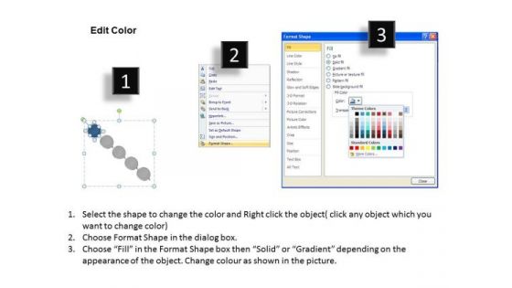 Ppt Circular PowerPoint Menu Template Arrow Description Of 5 State Diagram Templates