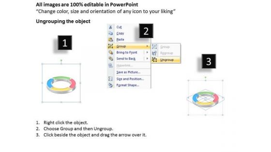 Ppt Circular Process Diagram PowerPoint Template With 4 Steps Templates