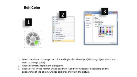Ppt Circular Scheme 7 Power Point Stage PowerPoint Templates