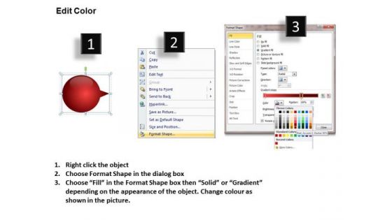 Ppt Circular State Diagram Bubbles Horizontal 3 Create PowerPoint Macro Templates