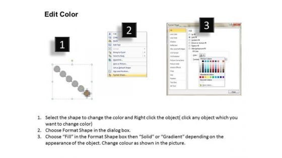 Ppt Circular Text PowerPoint 2010 Circles Descending Arrow 6 Steps Business Templates