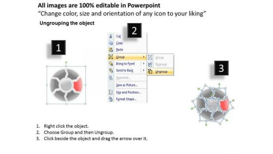 Ppt Circular Writing Process PowerPoint Presentation 6 Phase Diagram Templates