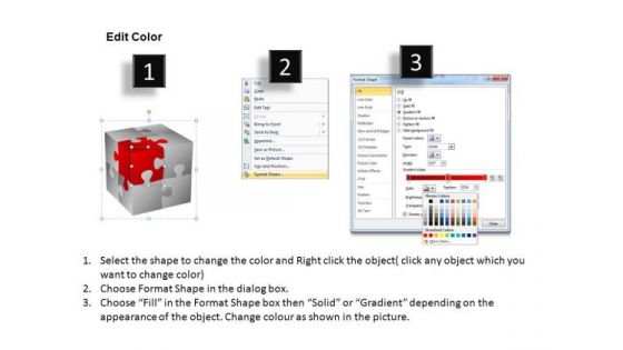 Ppt Clipart Graphics 3d Cubes Editable PowerPoint Slides