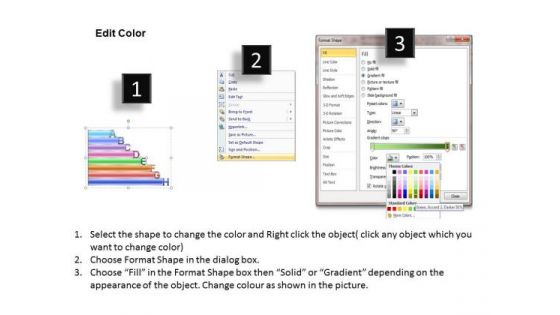 Ppt Colorful Textboxes With Alphabets Abcdefgh Time Management PowerPoint Business Templates
