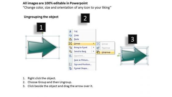 Ppt Consecutive Demonstration Of Arrows Six Create PowerPoint Macro Templates